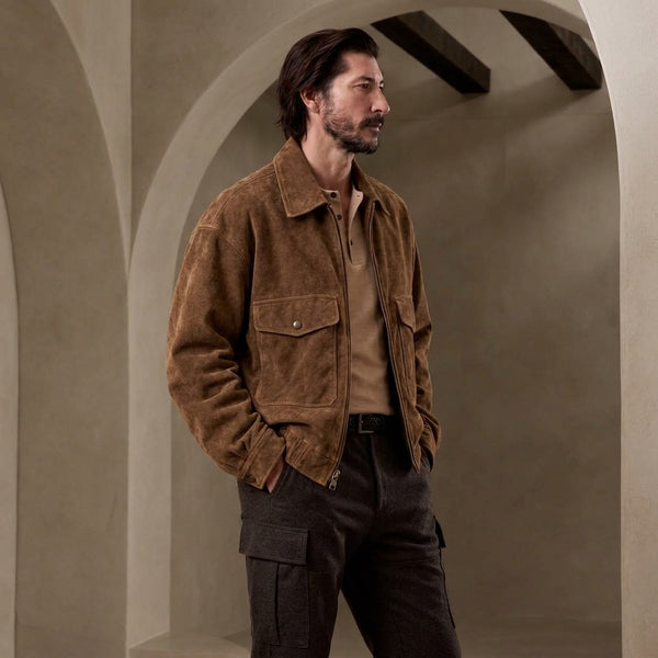 Oversized Suede Jacket