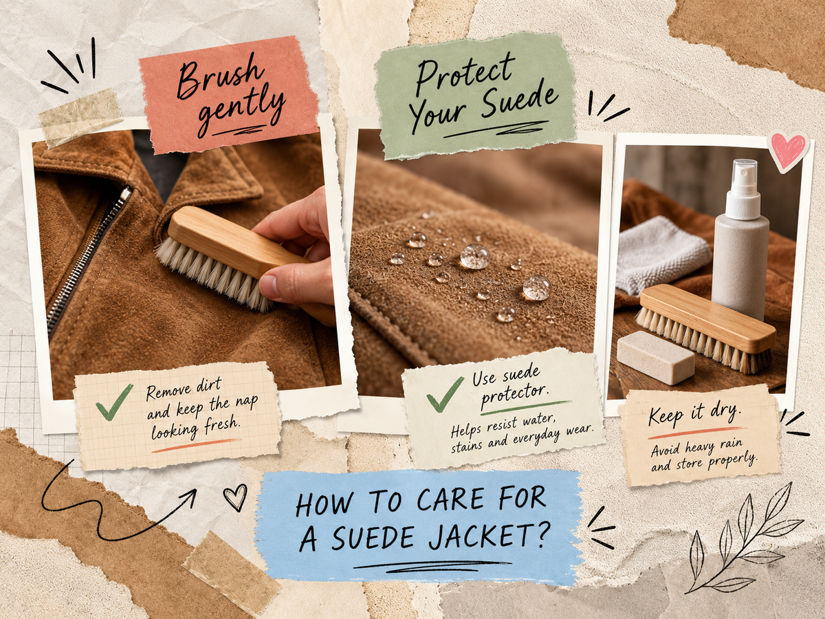 Guide to suede jacket care