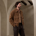 Oversized Suede Jacket