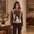 Western Cowhide Jacket
