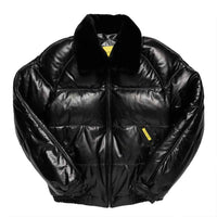 Straight Black Bomber Jacket For Men